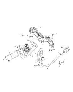 Kohler Kt735-3012 Fuel System Diagram and Parts List for XT2-LX46KH (13WQA1CT010)(2015) Cub Cadet Lawn Tractor